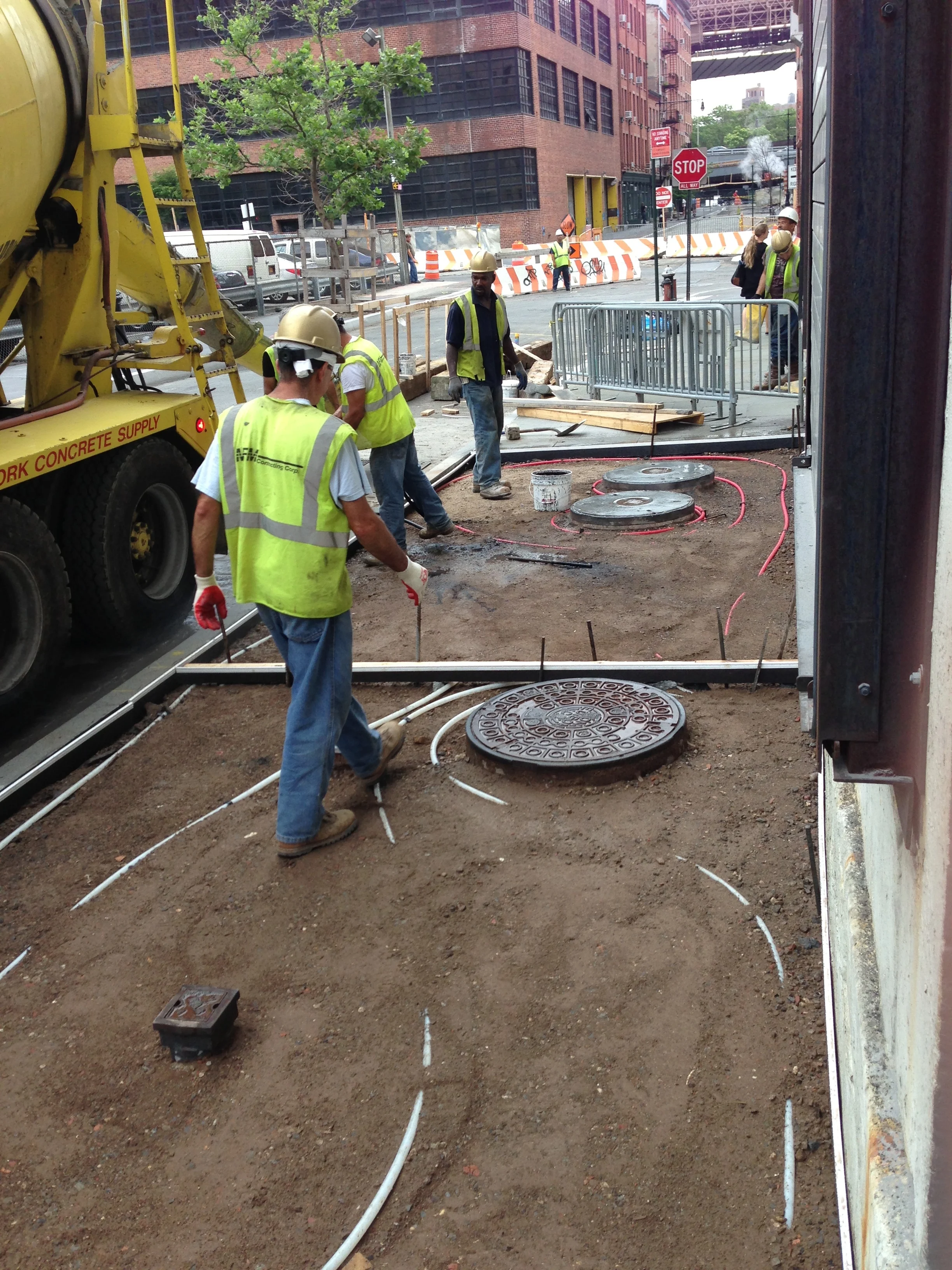 Old elevator shaft — converted to nook